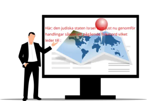 Dessa skall icke legitimera den judiska staten Israel att genomföra handlingar såsom ett pågående folkmord